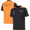 2022 New F1 T-shirt Summer Racer à manches courtes Formula 1 s Polos pour hommes Fans de voiture Jersey Racing Team Plus Size Custom
