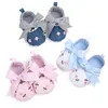 Newborn Baby Girls Shoes Infant Toddler Prewalker Bowknot embroidered Crib Shoes Flower Soft Sole