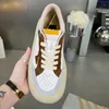 merk casual schoenen nieuwe release luxe schoenen Italië ontwerper vrouwen sneakers pailletten klassieke witte do-oude vuile man mannen schoen space star Hi Star