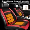 Car Seat Covers Heated Cover Universal Heater Warmer Fast Heating Plush Cushion Pad Auto ON/OFF Washable Winter