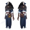 Costumes Anime Anime Trèfle Noir Asta Cosplay Venez Perruque Trèfle À Cinq Feuilles Cape De Taureau Noir Cape Blanc Haut Pantalon Bleu Noelle Finral Hommes Fête Z0301