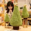 ぬいぐるみ人形1PC 2965cmシミュレーションクリスマスツリーぬいぐるみおもちゃかわいい常緑のぬいぐるみのぬいぐるみのぬいぐるみ230303