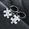 Keychains 2pcs paren Je bent mijn ontbrekende stuk Pit mij Roestvrij staal Keychain Keyring Gift Lover Valentines Day Gifts Puzzle