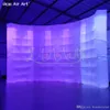 4m W X 2.1m H Illuminé LED Gonflable DJ Photo Fond Mur ou Vitrine avec pour la Publicité d'Événement et le Divertissement