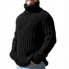 Männer Pullover Covrlge Hohe Kragen Pullover Solide Slim Fit Gestrickte Top Herbst Winter Pullover Mode Männer Tragen Männlich MZM254 230302