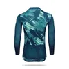 Vestes de course sur mesure ajustées hommes printemps automne à manches longues maillot de cyclisme vélo séchage rapide VTT avec poche