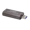 4K Video Capture Card USB3.0 2.0 HDMI-compatibele Grabber Record Box voor PS4 Game DVD Camcorder Camera Recording Live