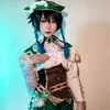 アニメコスチュームジェンシンインパクトベンティコスプレはユニフォームウィッグシューズコスプレアニメチャイニーズスタイルハロウィーンが女性ゲームウェンディウィンディZ0301にカム