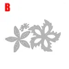 Decorazioni natalizie 1 set di fustelle in metallo per fiori Stampo per stencil per fai da te Scrapbooking Goffratura Craft S7