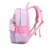 Plecak jednorożca dla dziewcząt kreskówki różowe torby szkolne Princess School Satchels przedszkola księgarnia Mochila Infantil Escolar