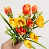زهور زخرفة زخارف زهرة الاصطناعية المنزلية ديكور حديقة الجدول مركزية ترتيبات الأزهار فو فو الشجيرات البلاستيكية