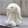 Fyllda plyschdjur påsk kanin kanin öron leksak mjuk djurdockor leksaker 30 cm 40 cm tecknad dockor droppleveransgåvor dh1ip