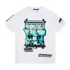 Camiseta de diseñador para hombre de lujo Camisetas con letras impresas en blanco y negro Camisetas de manga corta con diseño de marca de moda Tamaño asiático S-XXL