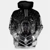 Men's Hoodies 2023 Spring And Autumn Men's European American Fashion 3D Digital Cute Dog Animal Pet Print Ladies Tops