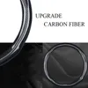 Housses de volant housse en Fiber de carbone pour Clio Twingo ZOE Kwid Megane universel 38cm 15 pouces anti-dérapant
