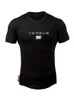 メンズTシャツ夏のレジャーアウトドアファッションメンズTシャツラウンドネックショートスリーブコットントップジョガージムトレーニングスポーツウェア