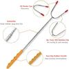 BBQ Tools Marshmallow Roasting Sticks Fire Pit Telescoping smores spieshond met beschermende tips/rubbergreep/ritszak