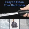 Bathroom Shower Heads Zloog Black Shower Head 3 Modes Adjustable High Pressure Handheld Showers Massage Pressurized Home Bathroom Showerhead with Hose J230303