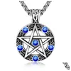 Schmuck Übernatürliche Halskette Pentagramm Pentagramm Fünfzackiger Stern Wicca Pagan Dean Winchester Anhänger Vintage Gothic Großhandel Drop Dhtuq