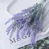 Decorative Flowers 1 Bundle Romantic Provence Lavender Home Decoration For Wedding Vase Artificial Bouquet Green Leaves Grain Fake Plant