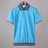 قميص أزياء Dropship Men Polos Shirt Men Shirt Shirt T-Shirt الأصلي من طية صدر الستارت السترة السترة الرياضية بدلة الركض
