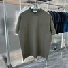 Designer Luxury loes Classic Spring Summer präglade kort ärm mode casual lös t-shirt för män och kvinnor mångsidig com 917