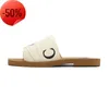 Pantoufles Pantoufles pour femmes Sandales de designer Mules Woody Sabots pour femmes Sandale en bois de luxe Beige clair beige blanc noir rose diapositives chaussures appartements flat2