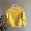 Haftowa wzór bluzy jesiennej marki ubrania maluch maluch z długim rękawem moda chłopiec dziewczyna pullover sweter