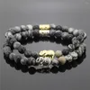 Bracelets de charme à venir femmes Bracelet bijoux de mode toile d'araignée naturelle perles de pierre éléphant