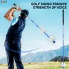 Andra golfprodukter Training AIDS Swing Trainer Aid and Correction for Strength Grip Tempo Flexibility 37 Inches Red Blue 230303