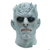 Party Masks Movie Game Thrones Night King Mask Halloween Realistic Scary Cosplay Costume Latex AD Zombie Props T200116 Drop Deliver Dhhyr