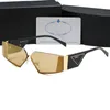 2023 Damen-Designer-Sonnenbrille, Persönlichkeit, unregelmäßige Sonnenbrille, Damen, klassische Luxus-Halbrahmen-Sonnenbrille für Damen, trendige Outdoor-Brillen, Shades UV400