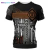 Men's T-Shirts 2023 Summer Fashion Mens T Shirt Personalized Name Mechanic 3D All Over Printed Tops Unisex Tshirts Street Casual Sports T-shirt 0304H23
