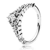 925 Silverkvinnor Fit Pandora Ring Original Heart Crown Fashion Rings Polished Crown Celestial Stars Square Sparkle Open