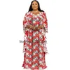 Ubranie etniczne 2023 Dashiki rozpuszczalna w wodzie koronkowa bubou szat Afrykańskie sukienki dla kobiet Africain femme abaya dubai kaftan sukienka europejska