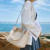 Вечерние сумки высококачественные женщины маленькие соломенные сумочки на плече мода Ladies Beach Messenger Casual Женская сумка для кроссба