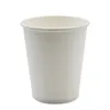 Gobelets en papier blanc tasse à café jetable tasse à thé au lait ménage bureau accessoires à boire fournitures de fête