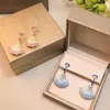 ブイガリディーバシェルシェアデザイナーdangle dangle earrings for woman sterlingシルバーの公式複製