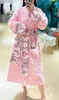 Capispalla da donna taglie forti Cappotti rosa accappatoio firmato Designer Robe Vestaglie per donna pro club barocco harry style Uomo 174