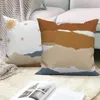 Poduszka abstrakcyjna liść malownicza nordycka poduszka sofa poliestrowa rzut dekoracyjna okładka domowa dekoracje do łóżka kanapa cojines