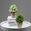 Decoratieve bloemen bonsai kunstmatige plant nepbladeren huisdecoratie kantoor tuinbibliotheek