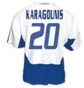 2004 Jerseys de football Tissu de qualité d'abord GRÈCE Rétro Charisteas Giakoumakis Nikolaidis Zagorakis Karagounis Home Away Vintage Jersey pour hommes classiques Football