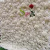 Ghirlande di fiori decorativi SPR Wedding Stage Back Drop Pink Rose Ortensia Parete arrotolata Fiore artificiale Sfondo bianco