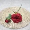 Dekorative Blumen gefälschte Wohnzimmer Pografie Requisiten 5 Stück Seide Rose Blume Zweig künstliche Flore Bouquet Home Hochzeit Dekor Display