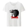 T-shirts pour hommes Black Swordsman Berserk Men Guts Manga Gatsu Sacrifice Zodd Anime Creative Respirant Tops Street Fashion Hipster à manches courtes