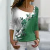 Women's Blouses Elegant Trendy Simple Style Autumn Top Streetwear Contrast Color For Daily Wear