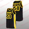 Jerseys de basquete costurei camisa de basquete Iowa Hawkeyes Luka Garza Payton Sandfort Keegan Murray Connor McCaffery 14 Carter Kingsbury 44 Riley