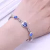 Brazinha em brincos de craque para mulheres Silver Single Ocean Heart Rhinestone Bracelet Bracelets Diamond Bracelets Gold Wedding Jewelry Bridebangle Kent