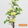 New home decoration flower home fresh fashion simulation camellia plastic ornaments hotel decoration bouquet