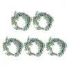 Decorative Flowers 5Pcs Artificial Plants Willow Leaves Wreath Vines For Wedding Birthday Patio Table Wall Ceiling Decor 200cm